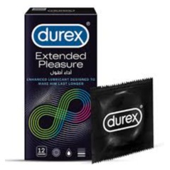 DUREX CONDOMS EXTENDED PLEASURE 12 PACK
