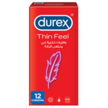 DUREX CONDOMS THIN FEEL  12 PC