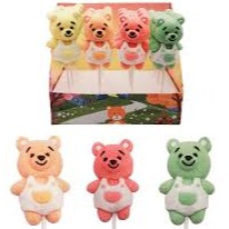 MARSHMALLOW STICK BEAR 25G    (24PCS)