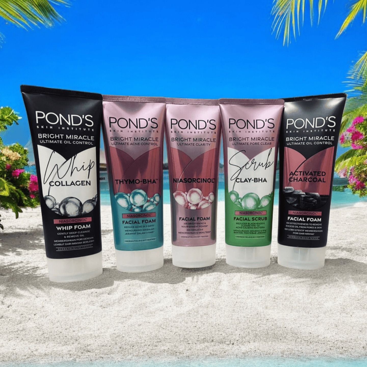 PONDS FACE WASH 100 GRAM ALL