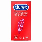 DUREX CONDOMS FETHERLITE THIN 12 PC