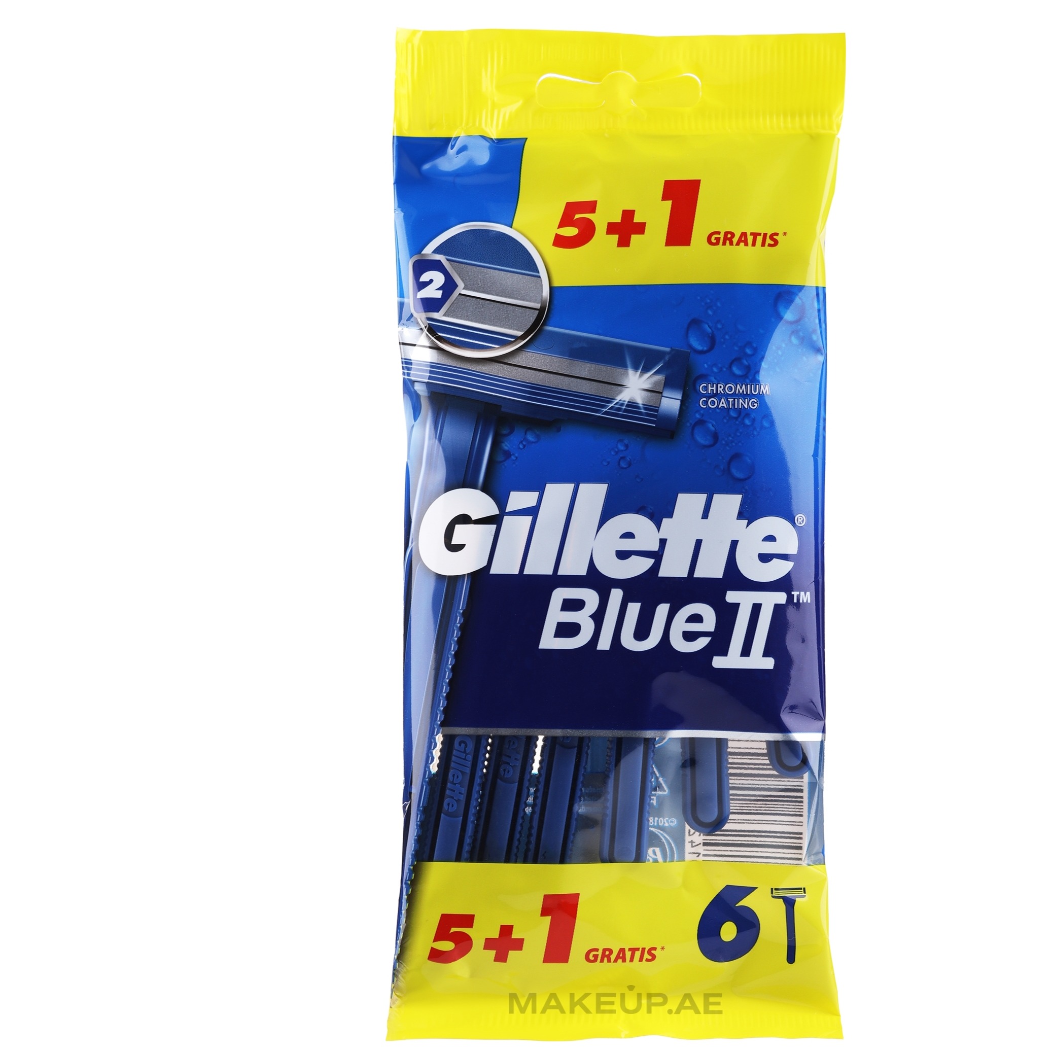 GILLETE BLUE 2 PLUS 6PC PACK