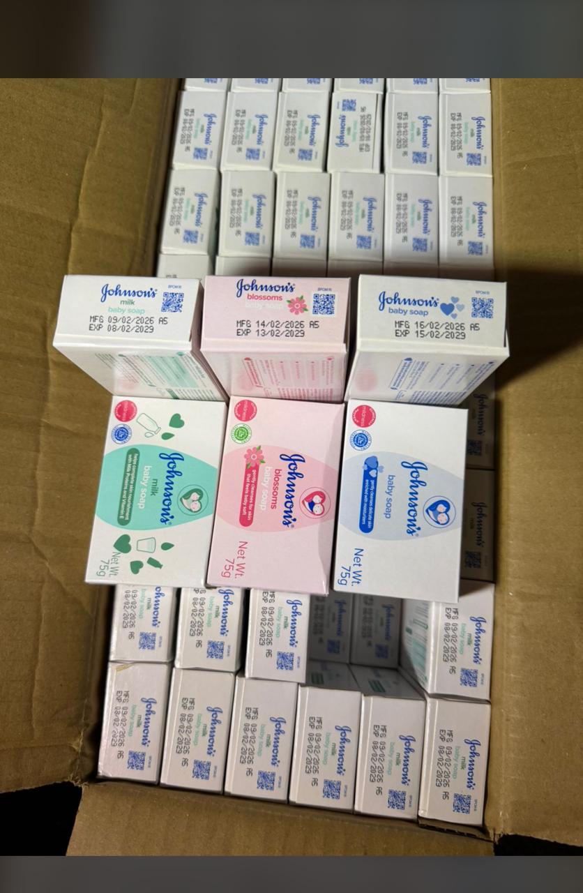 JOHNSONS BABY SOAP  WHITE+PINK+BLUE  75G ALF