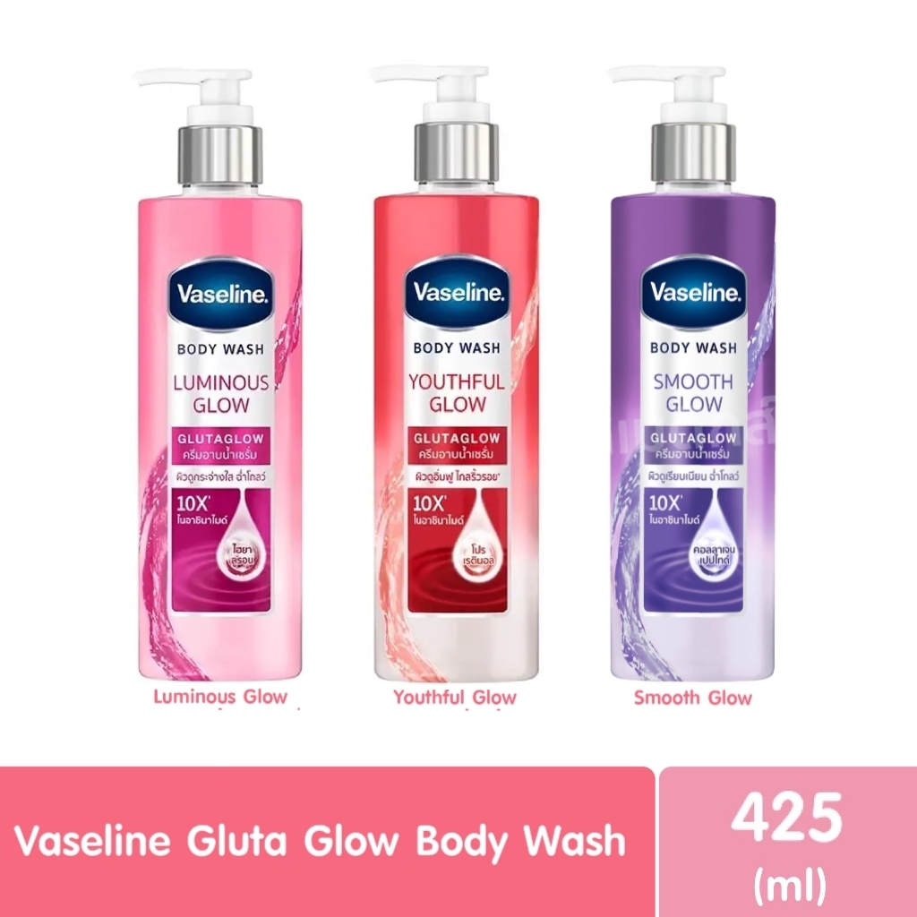 VASELINE BODY WASH 425ML ALF