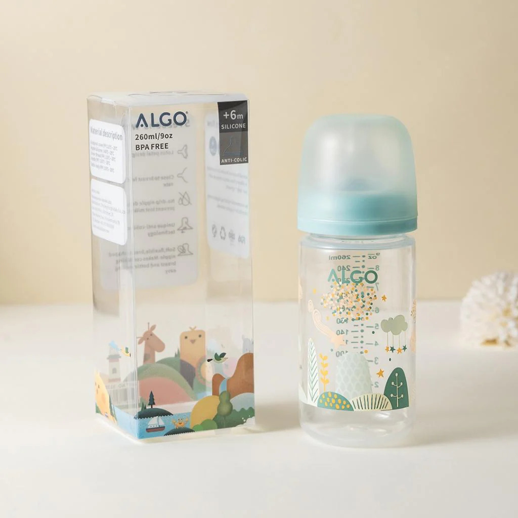 ALGO FEEDER 260ML 9 OZ WITH MUGH NIPPLE NO 9138