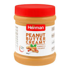HERMAN PEANUT BUTTER YUMMY & CREAMIER 340G