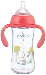 POTATO PP BOTTLE  WIDE NECK PIPE FEEDER 300ML PB10685-A