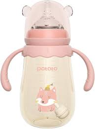 POTATO PPSU BOTTLE WIDE NECK PIPE FEEDER 300ML SU10695-B