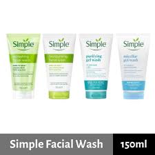 SIMPLE MICELLAR GEL WASH FACE WASH 150ML ALL FLV