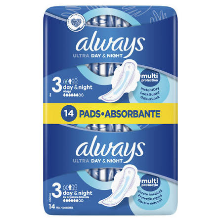 ALWAYS 14 PADS ABSORBANTE