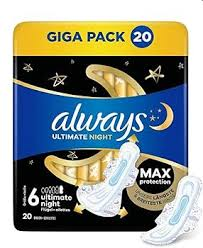 ALWAYS MAX PROTECTION GIGA PACK 20 PADS