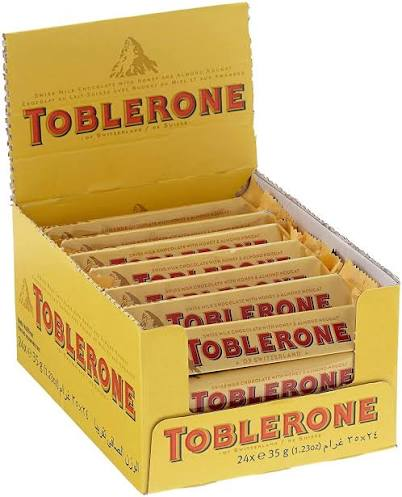 TOBLERONE CHOCOLATE 35GRAM (24PCSBOX)