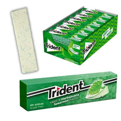 TRIDENT SUGER FREE 13.5 GRAM (24PC BOX) ALF