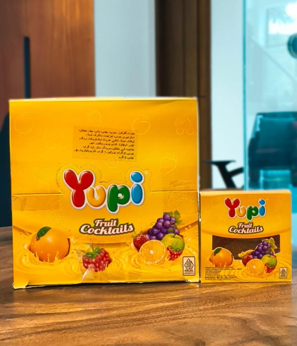 YUPI FRUITS JELLY 24G (24PCS)