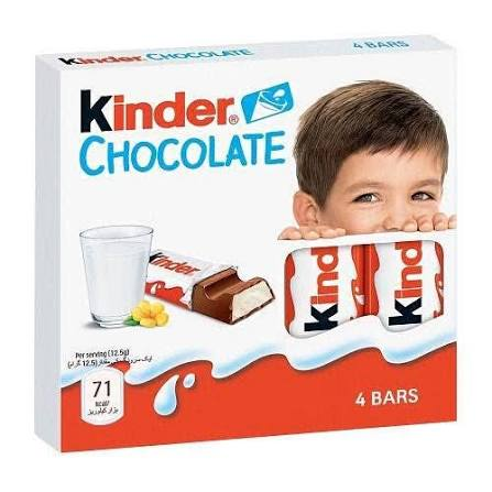 KINDER  CHOCOLATE T4  50GRAM (20 PC IN BOX)