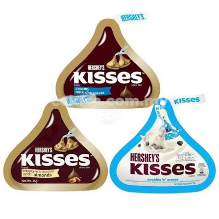 HERSHEYSW KISSES POUCH 36GRAM MINI