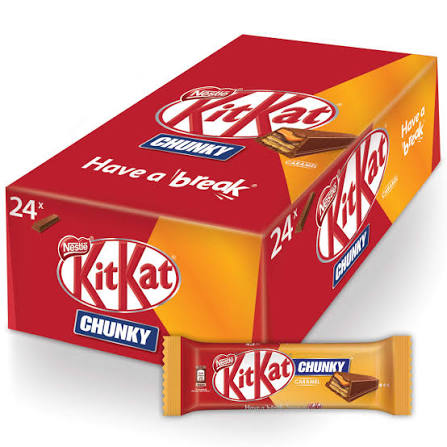 KIT KAT CHUNKY CARAMEL 40GRAM  24PC BOX